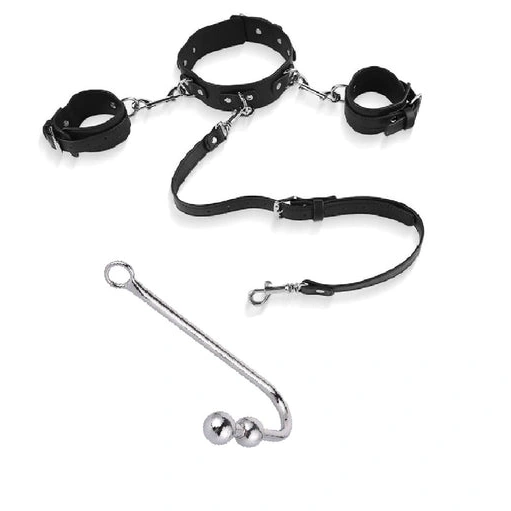 Anal Cuffs Hook 5334 Elegant Beaded Collar with and 0301